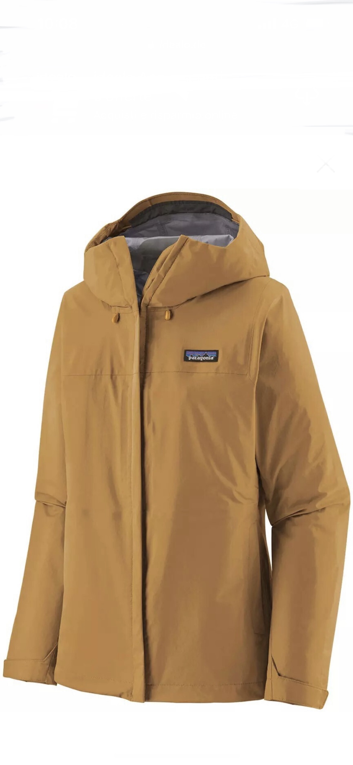 ANTI PIOGGIA PATAGONIA Women's Torrentshell 3L Rain Jacket P - immagine 3