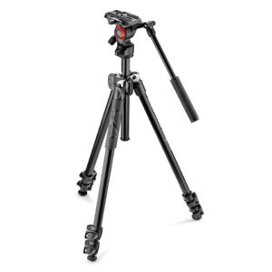 TREPPIEDE MANFROTTO Kit 290 light con testa fluida video MVH400AH