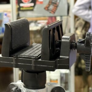 TESTINA UNIVERSALE MORSETTO CARABINA PER TREPPIEDE