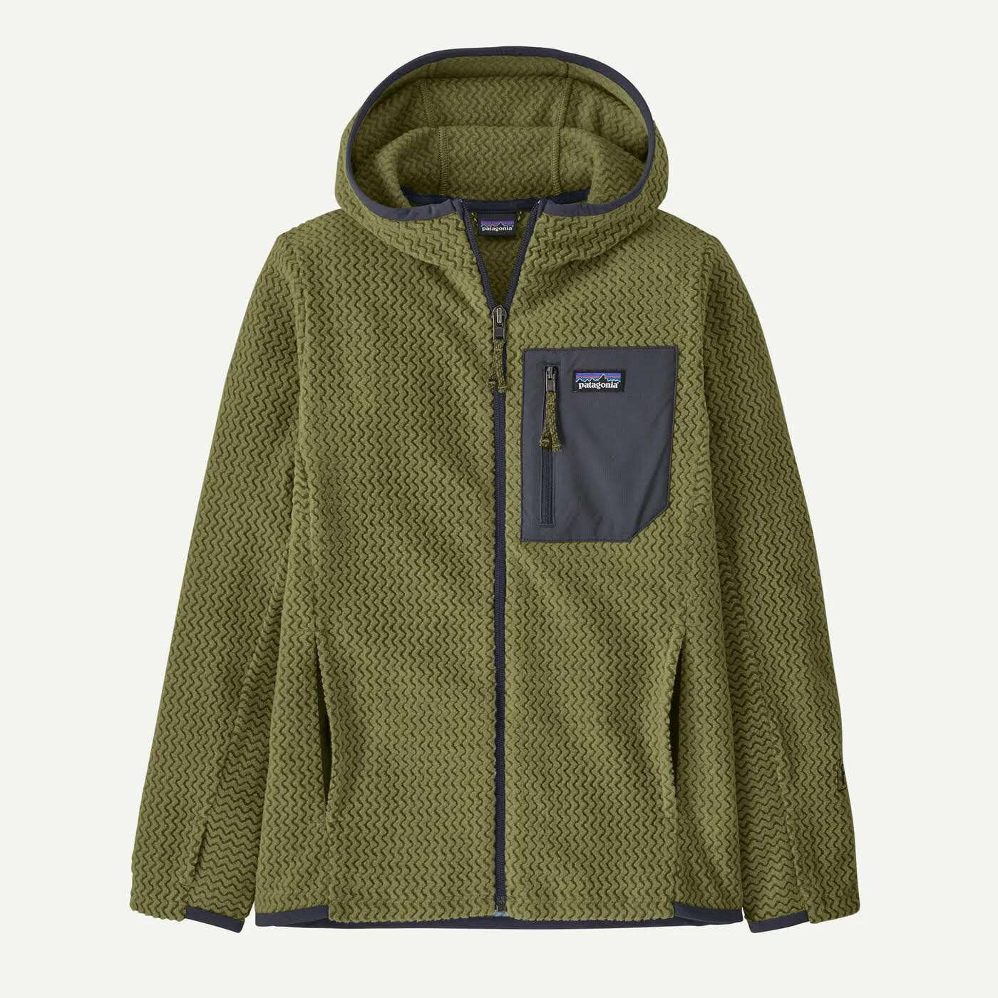 Kids' R1® Air Full-Zip Hoody pile r1 ragazzo con cappuccio patagonia