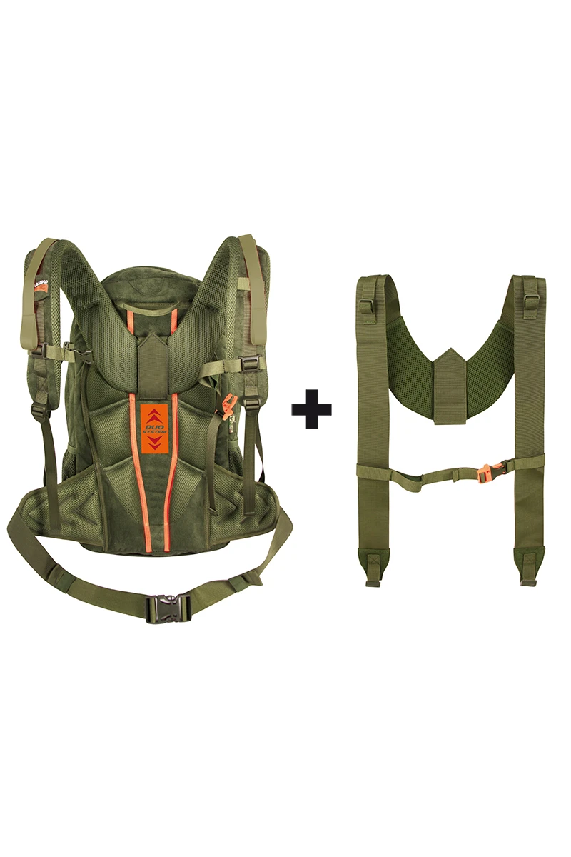 ZAINO MARSUPIO NATURE SUEDE 28 PF PRO – Zaino funzionale con spallacci intercambiabili - immagine 2