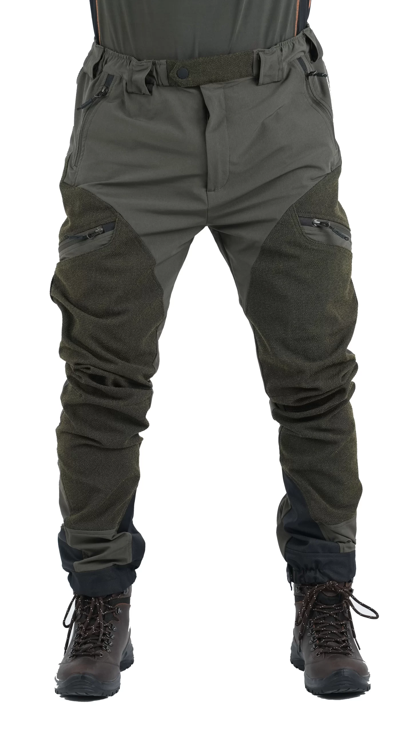 Pantalone MASSERIA elastico Estivo MOD.19 Verde - immagine 2