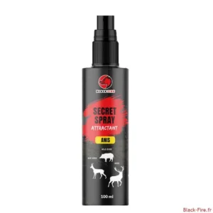Black Fire Secret Spray all'Anice 100 ml – Attrattivo olfattivo per cinghiali, cervi e caprioli