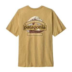 Maglietta donna patagonia Patagonia Great Waves Responsibili-Tee® Uomo – Summit Blue
