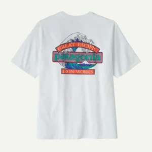 Maglietta donna patagonia Patagonia Great Waves Responsibili-Tee® Uomo – Summit Blue