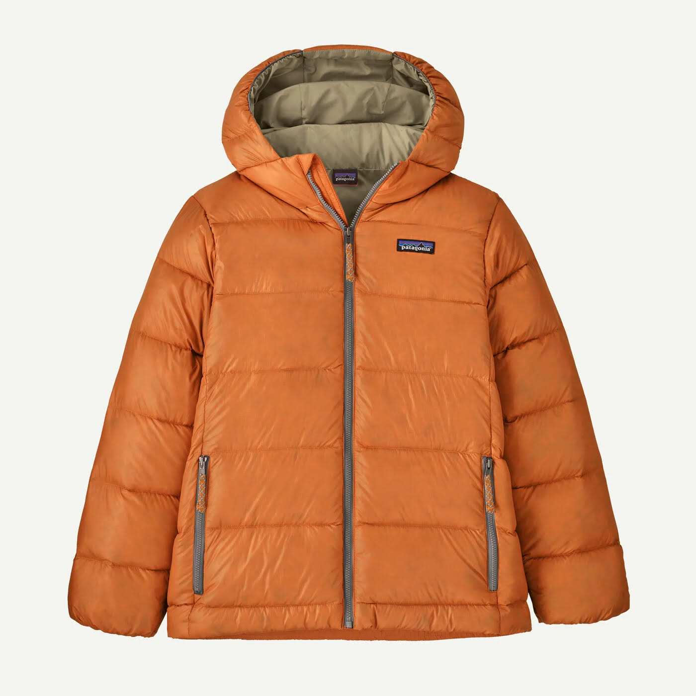 Piumino Patagonia ragazzo Patagonia Kids' Hi-Loft Down Sweater Hoody – Marigold