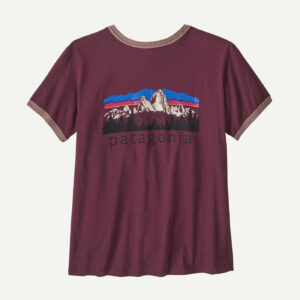 MAGLIETTA COTONE PATAGONIA Women's Fitz Roy Foothills Ringer Tee