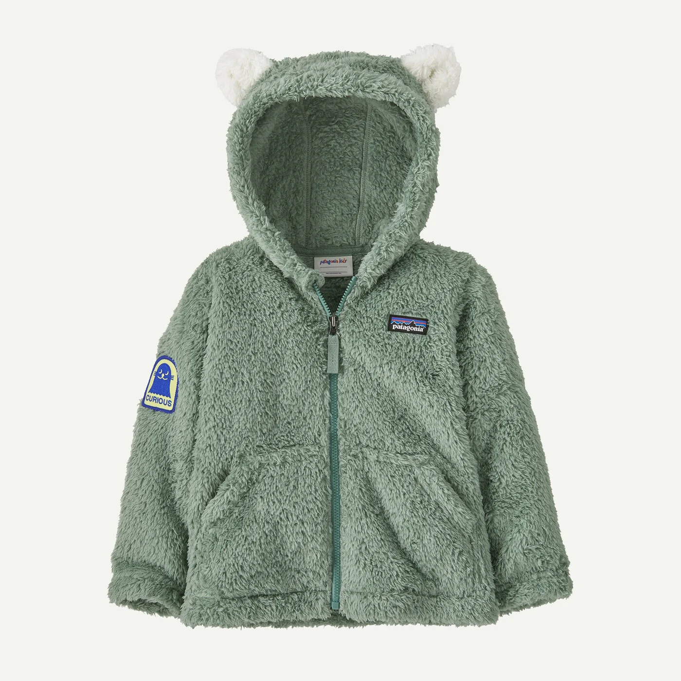Pile patagonia Baby Furry Friends Fleece Hoody